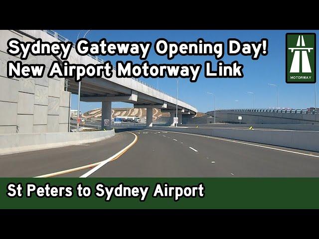 Sydney Gateway Opening Day! Driving Sydney's New Airport Motorway Link [4K]