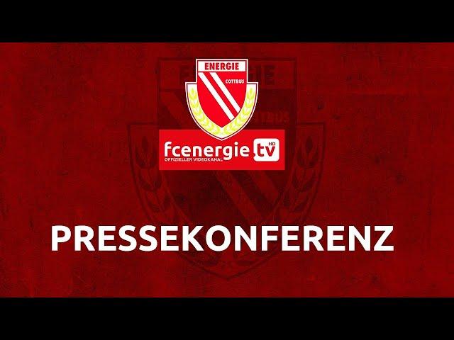 Pressekonferenz nach der Drittligapartie  Hannover 96 II vs. FC Energie Cottbus