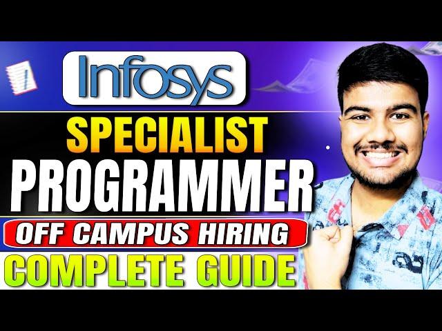 Hurry Up! Infosys 2025 Batch Specialist Programmer Hiring is Here! 