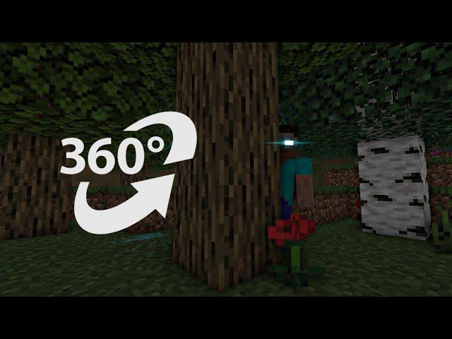 [VR] Minecraft Herobrine 360° (Mine-Imator 4K Animation)