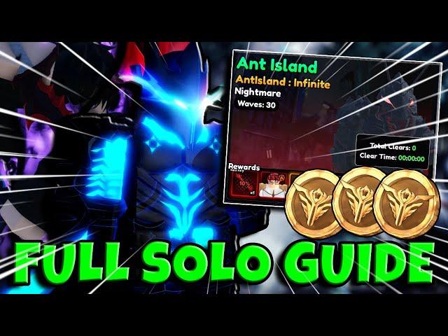 How To Solo Ant Island Raid | Anime Vanguards