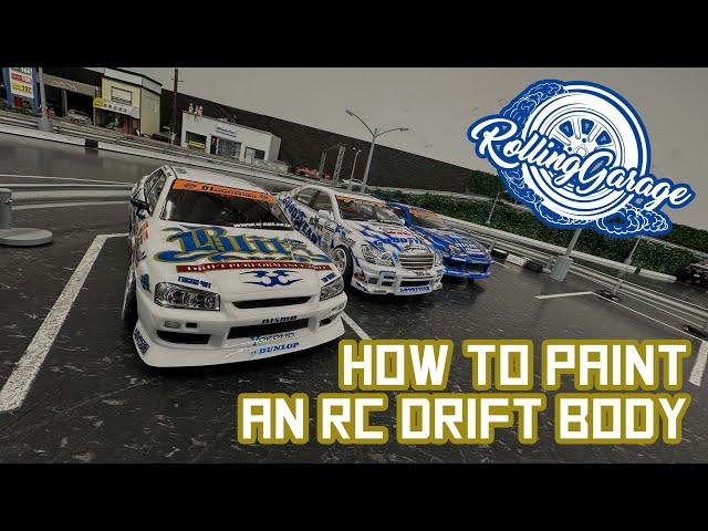 How To Paint An RC Drift Body - Mitch-Spec TUTORIALS