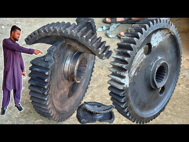 Astonishing New Method to Repair BiG Gerari | skilful Mechanic Rebuild split Gerari