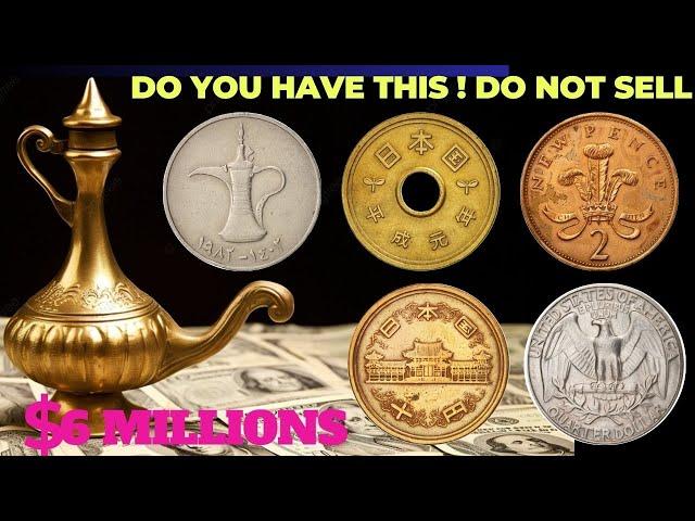 TOP 10 ULTRA RARE COINS MAKE YOU RICH WORTH A LOT OF MONEY.