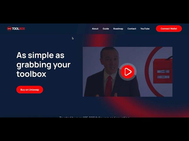 New Toolbox token (DIY crypto) website tutorial