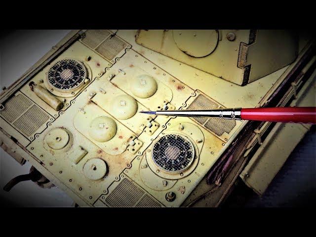 Make Your Models POP!  Easy Beginner Weathering Tutorial for a Pinwash on Model Tanks