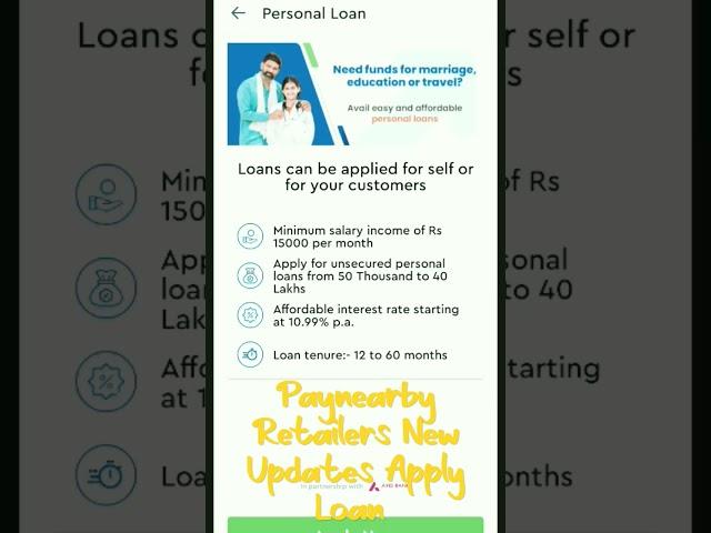 paynearby New Update Loan Apply Available