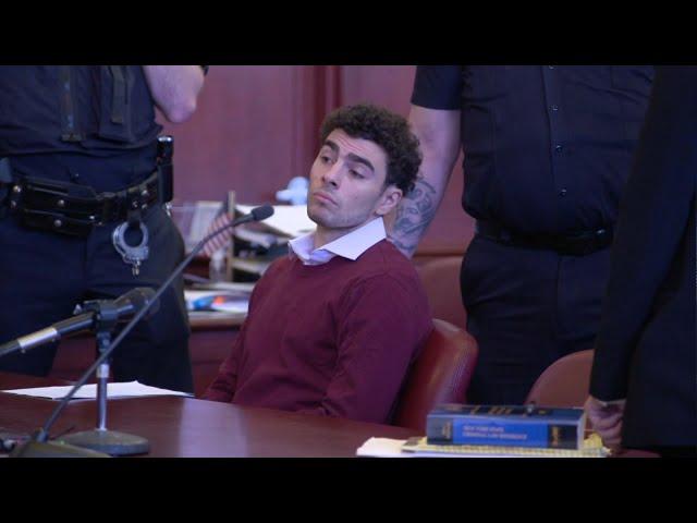 WATCH: Luigi Mangione appears in NY state court to face charges of murder, terror in CEO killing