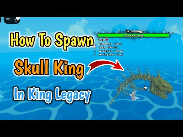 How To Spawn Skull King Boss In King Legacy [Update 7.1] | King Legacy Halloween Event