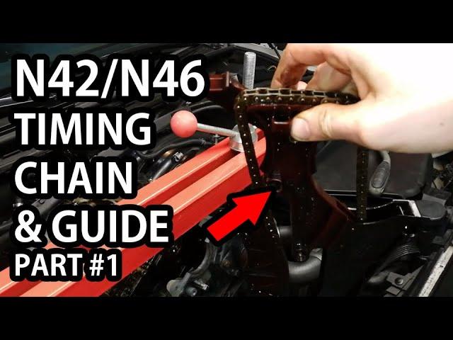 N42/N46 Chain Replacement DIY Complete Guide PART #1: Removing chain, Guide rail, Seal & Timing