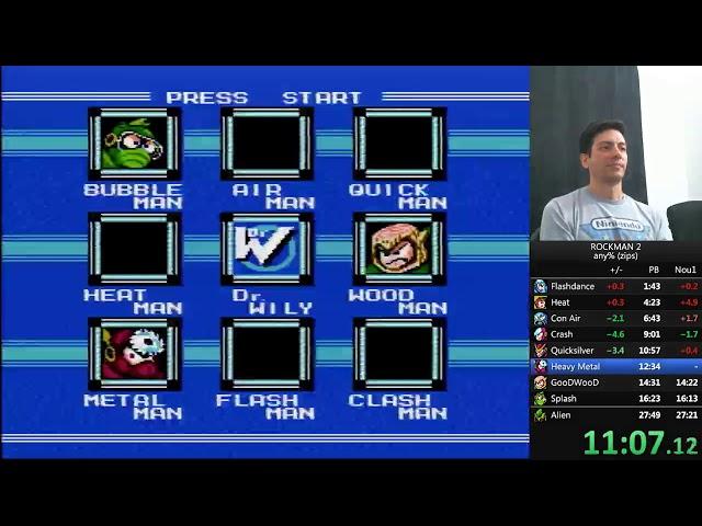 [PB] Rockman 2 any% speedrun in 27:19 by Sinister1!