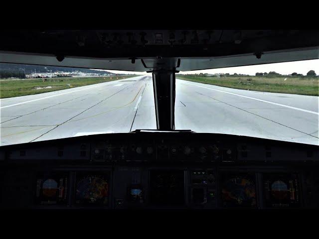 Airbus A320 Cockpit View Takeoff from Rhodes - Startup to Climbout! Cockpit View and ATC!