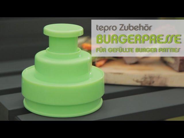 tepro Grillzubehör: Burgerpresse für gefüllte Burger-Pattys