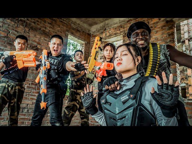 LTT Game Nerf War : Patrol Police SEAL X Nerf Guns Fight Mr Zero Police Ambush Street Criminals