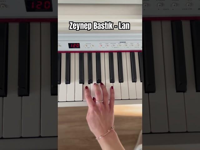 Zeynep Bastık - Lan (Piano Tutorial) PART 1 #piano