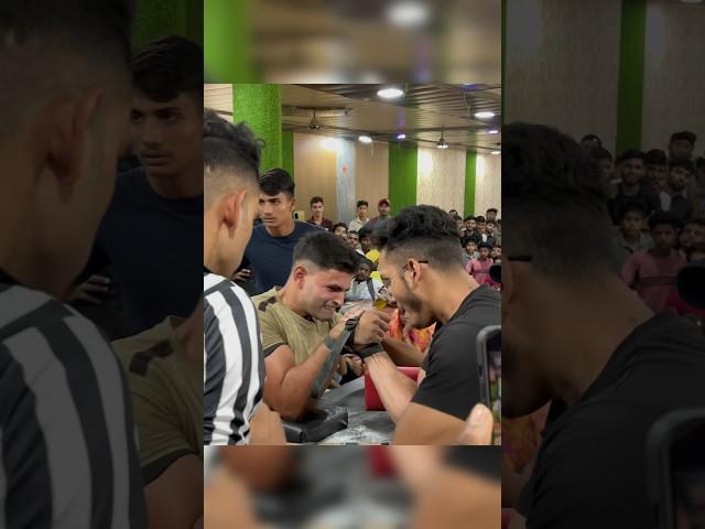 Ajay Chaudhary Activates Beast Mode ️‍|Team The Brother’s Gym  #armwrestling #shredded_dheeraj