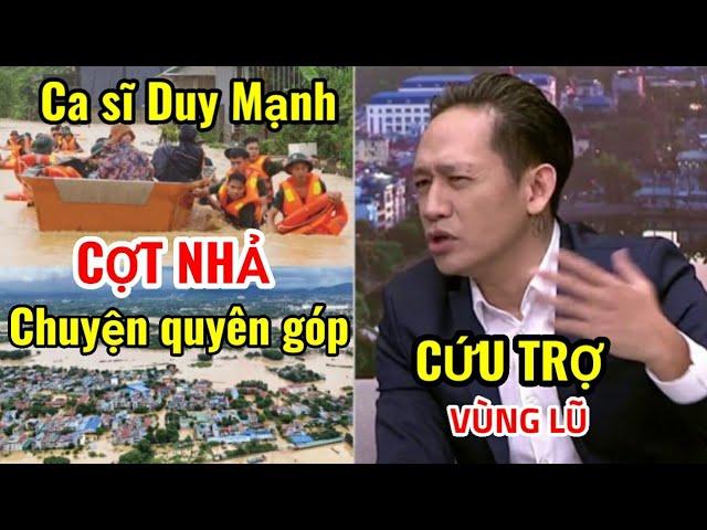 [DƯ LUẬN] Ca sĩ Duy Mạnh cợt nhả chuyện quyên góp cứu trợ vùng lũ #vietvision