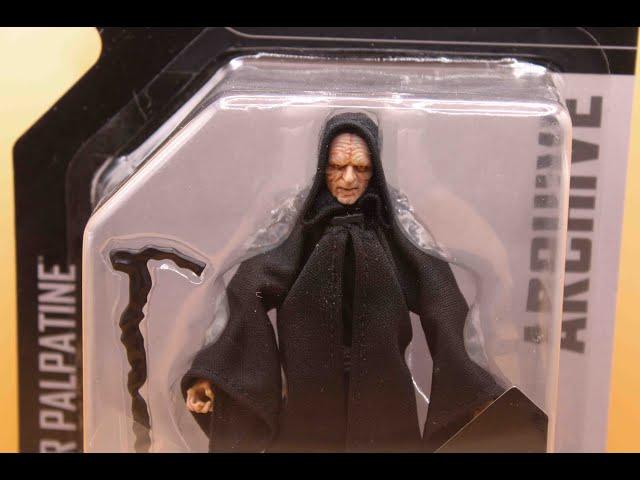 Star Wars Black Series Emperor Palpatine 6” Action Figure – Unboxing & Review from Ross!