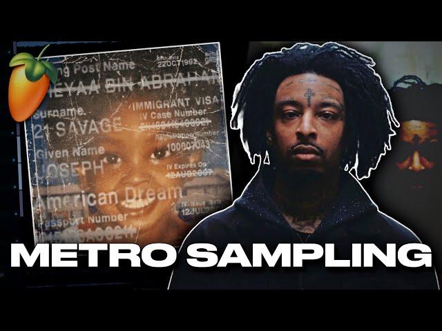 How to Make Beats for 21 SAVAGE'S AMERICAN DREAM | FL Studio Tutorial