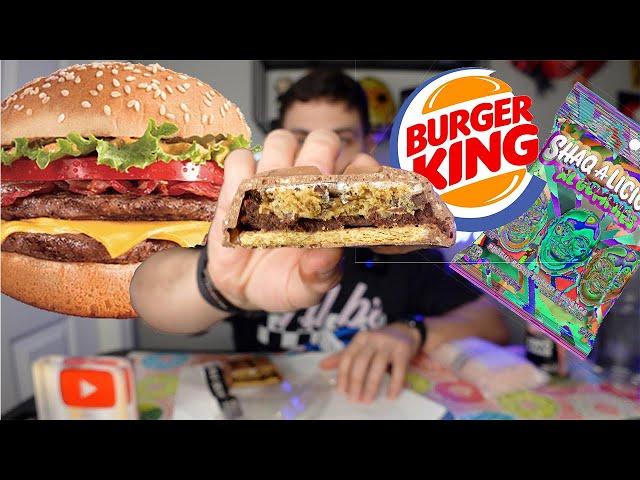 Five Guys Burger & Fries, Stuffed Chocolate Bars, Sweets & More Mukbang Cheat Day! 