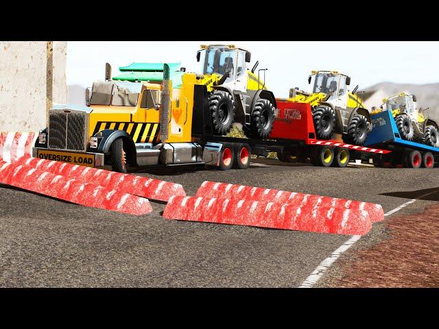 Trucks vs Speed Bumps #52 | BeamNG.DRIVE