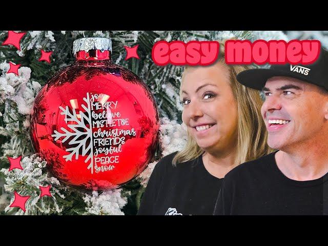 Unlock HIGH PROFITS: Make Unique Glass Christmas Ornaments with Laser Engraving xTool F1