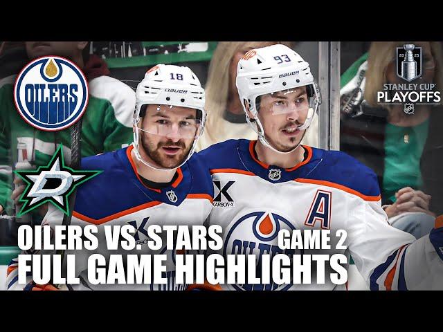 Edmonton Oilers vs. Dallas Stars Game 2 | Western Conference Final | Full Game Highlights