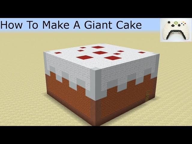 Giant Cake Minecraft Tutorial