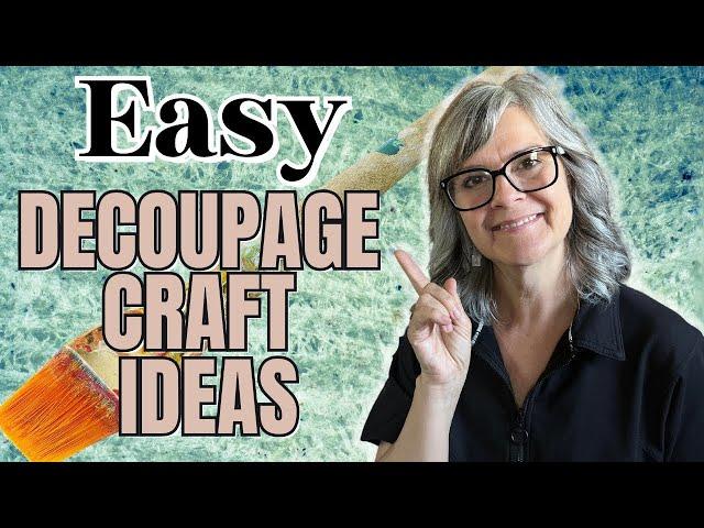 Easy Decoupage Craft Ideas for Beginners / DIYS for your Home