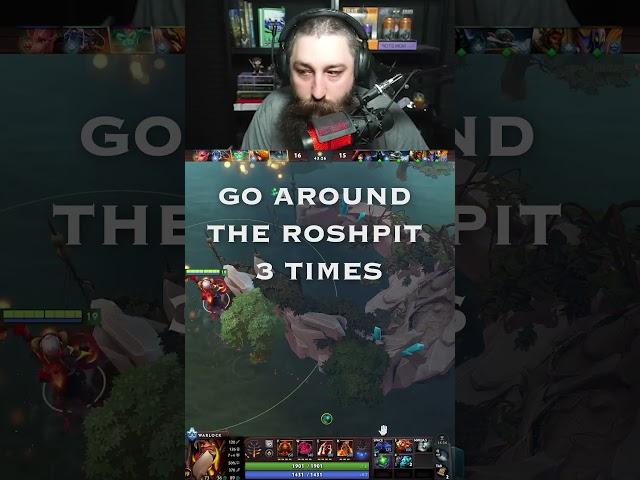 HOW TO SUMMON ROSHAN #doubleespresso #dota2 #twitch #roshan #shorts