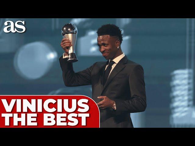 DISCURSO COMPLETO VINICIUS PREMIO THE BEST 2024 hoy | Real Madrid