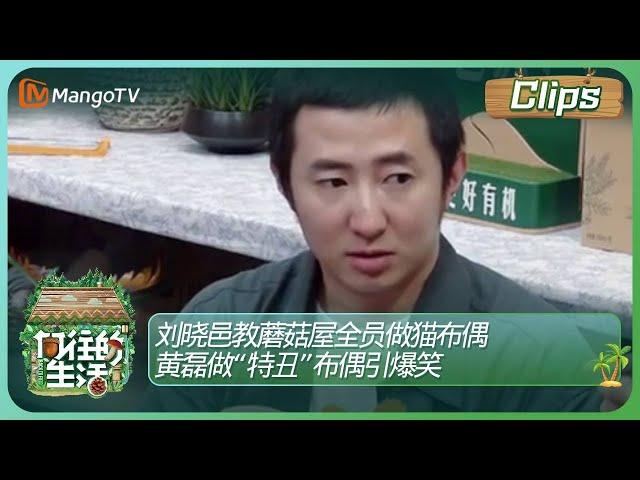 【精彩看点】刘晓邑教蘑菇屋全员做猫布偶 黄磊做“特丑”布偶引爆笑 | 《向往的生活》 Back To Field Clips | MangoTV