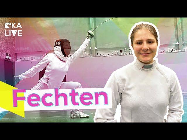 KiKA LIVE Dein Hobby: Fechten / Eva trainiert Anfängerin Sarah | Mehr auf KiKA.de