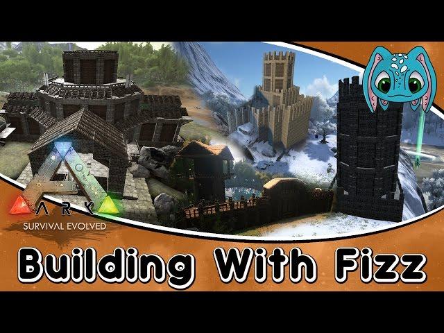 ARK:Survival Evolved Building w/ Fizz :: How To Build In ARK!!!!!