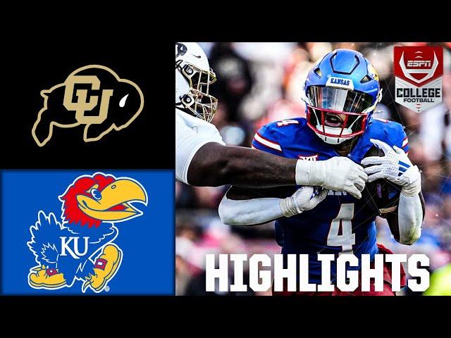 Colorado Buffaloes vs. Kansas Jayhawks | Full Game Highlights | ESPN College Football