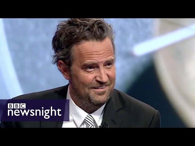 Matthew Perry debates drug courts with Peter Hitchens - BBC Newsnight