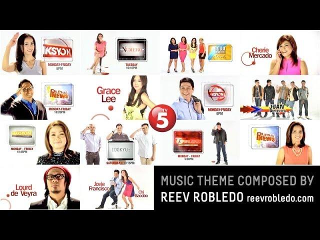 Music theme of TV5 News Image Plugs by Reev Robledo