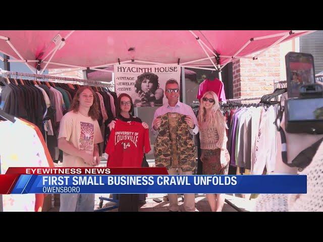 Downtown Owensboro celebrates small business month with city's first crawl