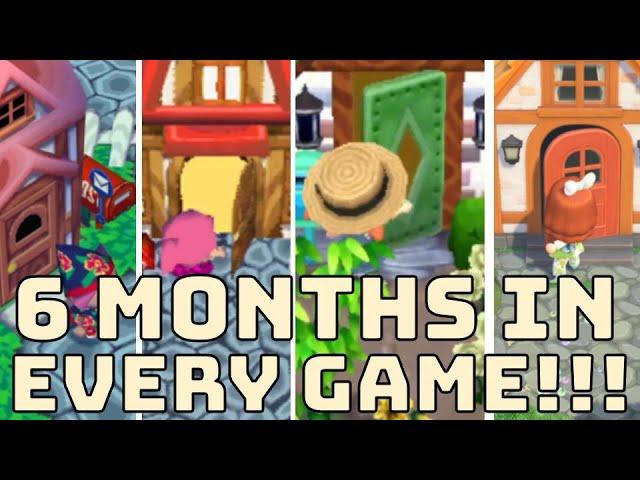 I Played EVERY Animal Crossing EVERY Day for 6 Months! (Half Way There!)