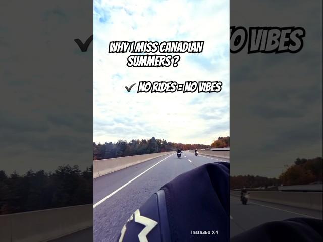 No Rides, No Vibes — Why I Miss Canadian Summers #MissingSummer #NoRideNoVibe #CanadianWinters