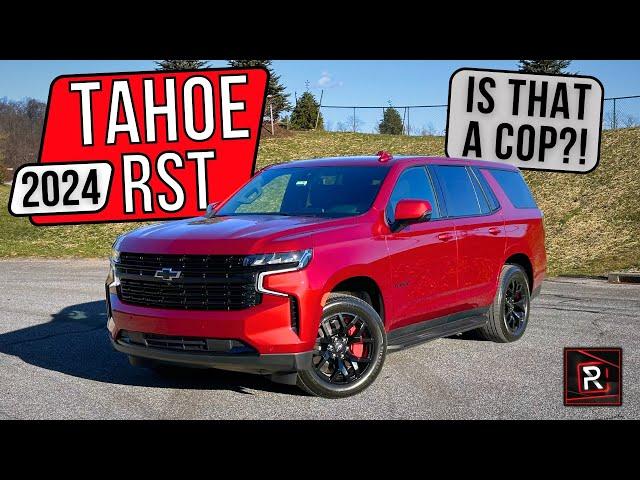 The 2024 Chevrolet Tahoe RST Is A Sporty Family Hauler With Cop Car Vibes