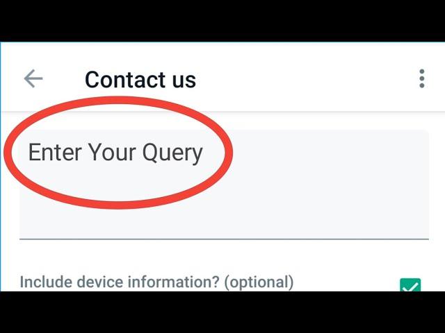 Enter Your Query | Enter Your Query Here