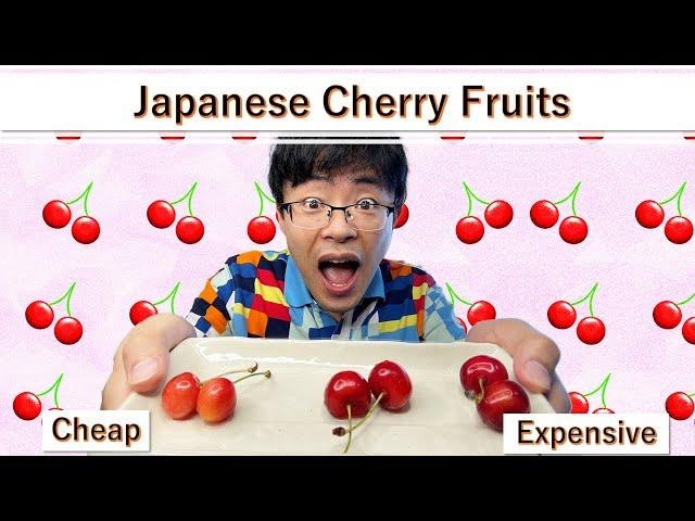 Food Review | The Expensive vs Cheap Japanese Cherry Fruits Comparison, Sato Nishiki, Benishuhou