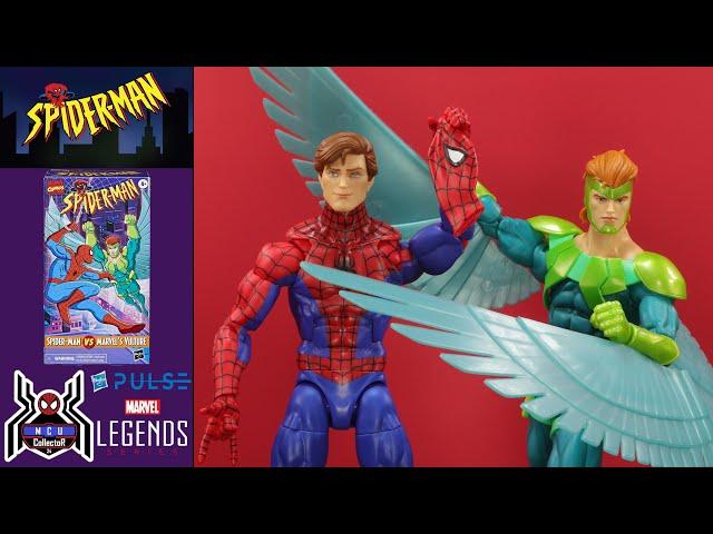 Marvel Legends SPIDER-MAN vs VULTURE Animated Series TAS VHS 2-Pack Figure Review