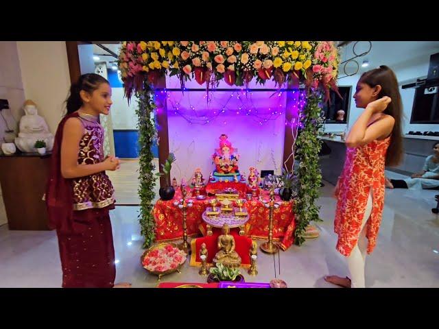 GANPATI BAPA MORYA  || Nandini Rajput || #youtube #vlog #ganpati #nandini091013