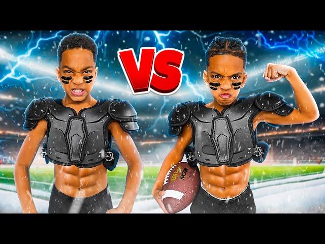 DJ & KYRIE WENT CRAZY IN THE WINTER YOUTH FOOTBALL LEAGUE **FREEZING COLD OUTSIDE**