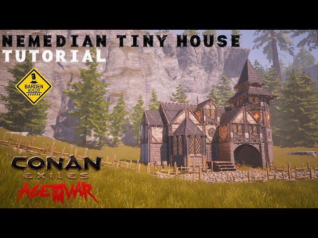 Conan Exiles: Nemedian Tiny House (Tutorial/ No Mods)