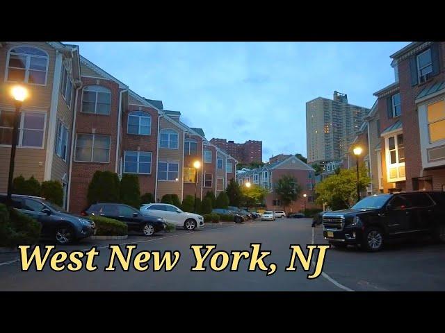 Evening walk in West New York, NJ | Northern part of Port Imperial neighborhood