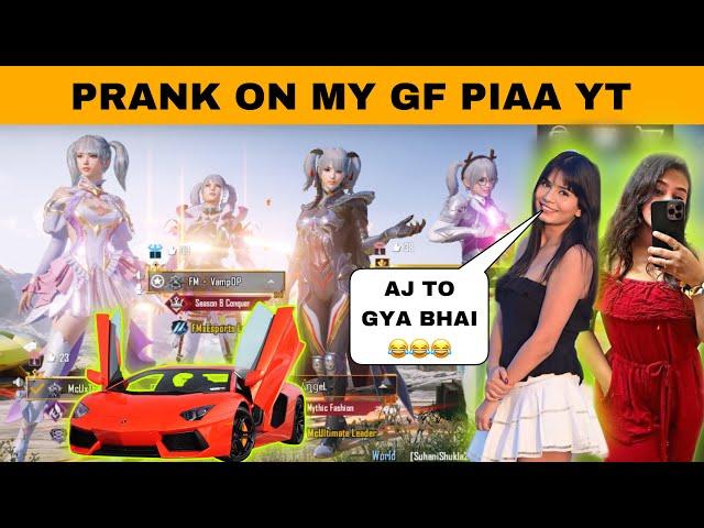 Finally prank on my gf PIAA YT | ALEXA & VAMPFYRE challenge me for 15 Kills With Chicken Dinner