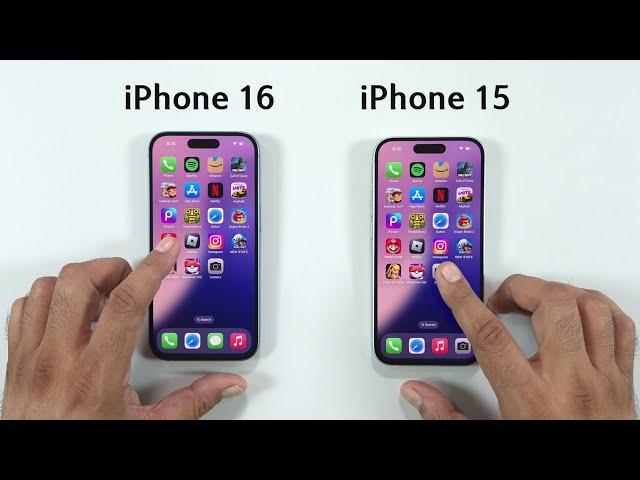 iPhone 16 vs iPhone 15 - Speed Test